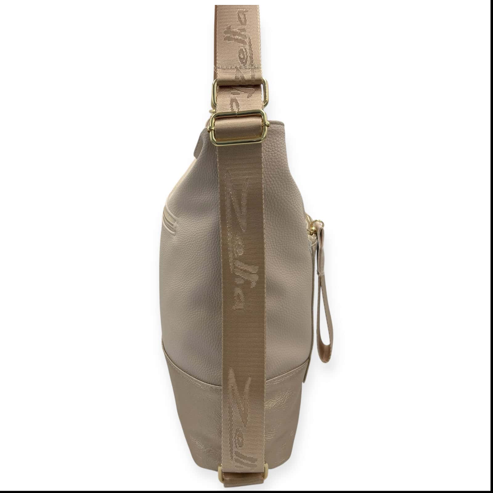 Zellia 2in1 Válltáska 19010 Beige-Arany-Ch - Image 3