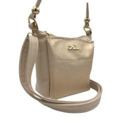 Alternative view of Zellia Válltáska Bézs-Pezsgő