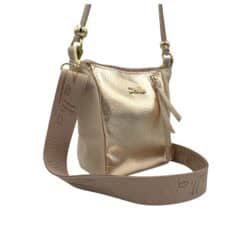 Alternative view of Zellia Kézitáska Bézs-Arany