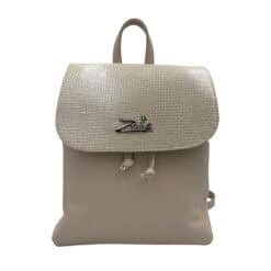 Zellia Női hátitáska 25181 Beige- Arany csillámos