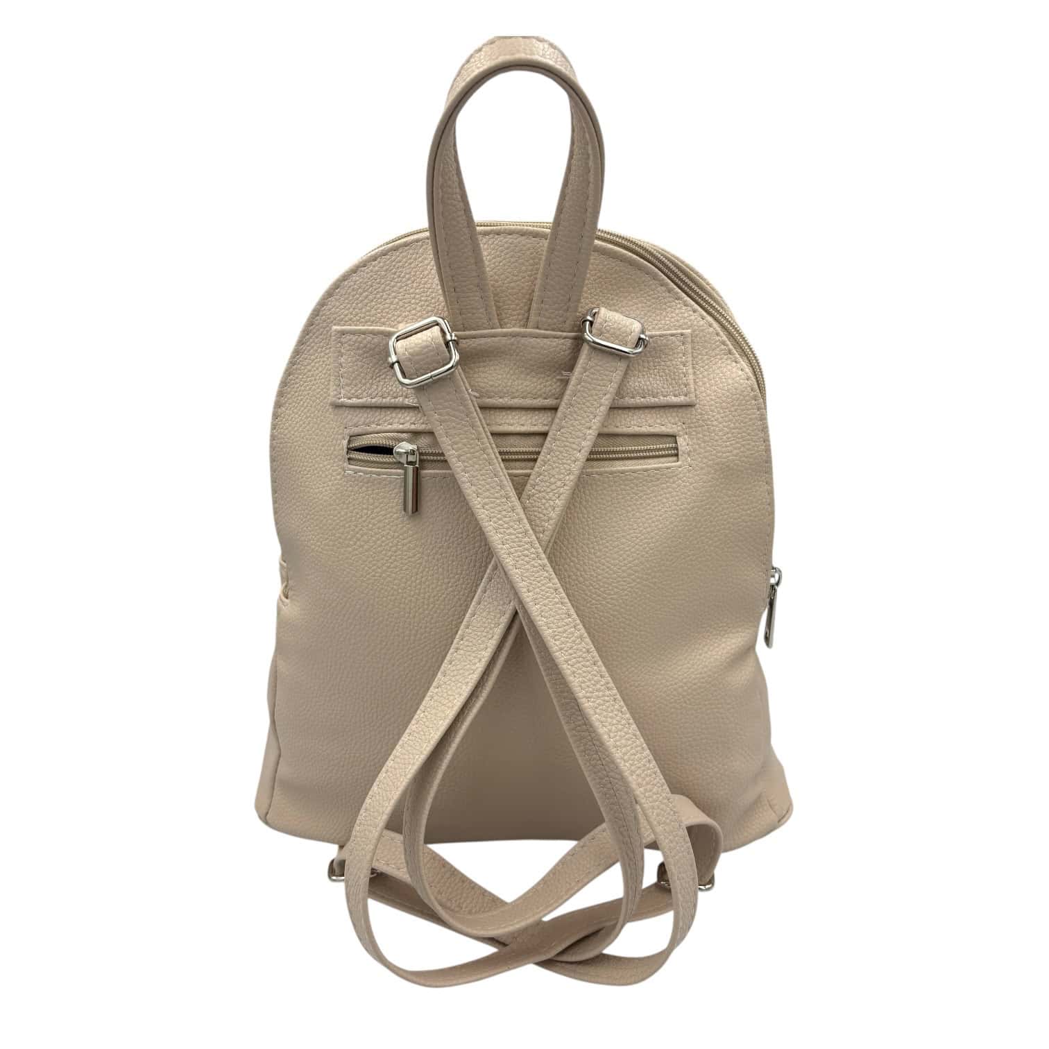 Zellia Női hátitáska 24175 Beige-Arany-Diamond - Image 4