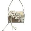 Zellia Kézitáska 26014 Fehér-Arany Fehér Virág