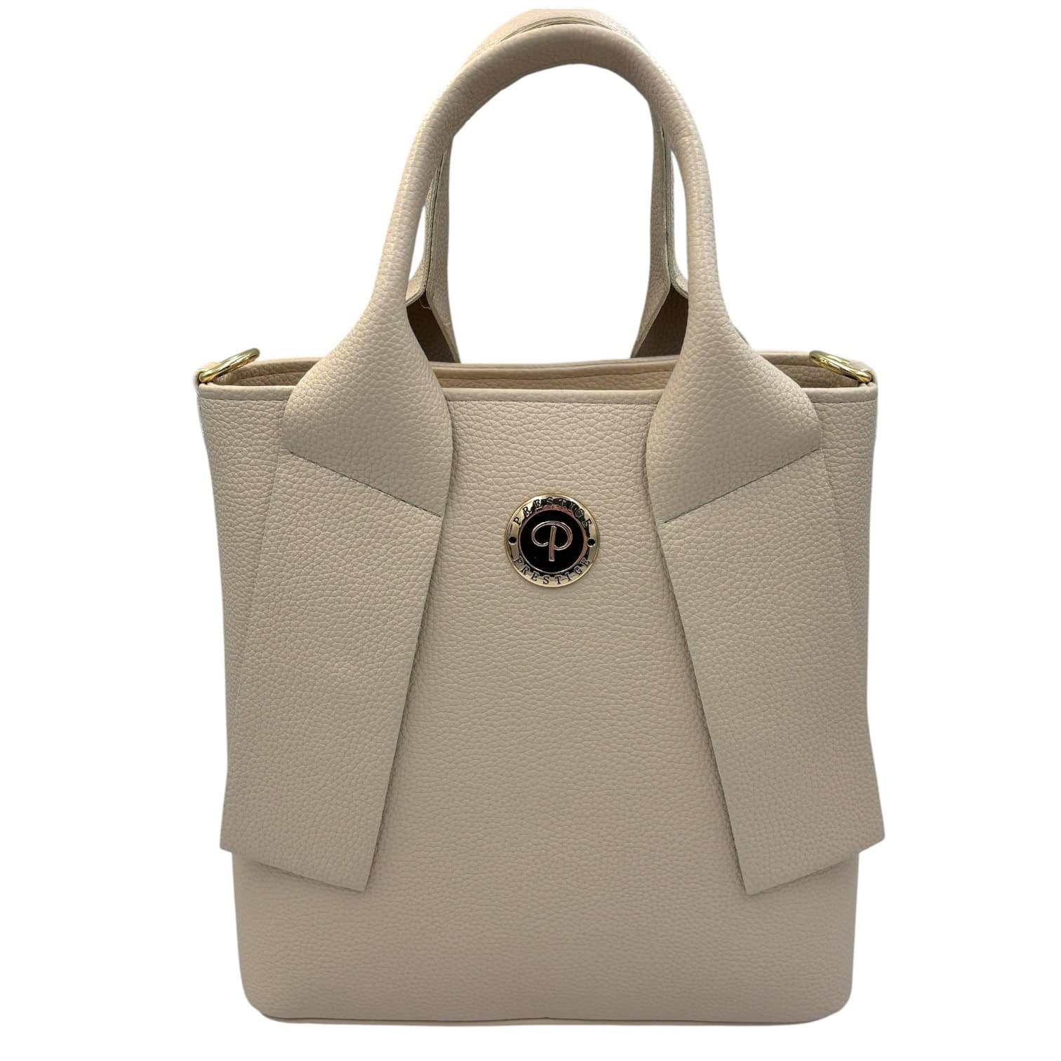 Prestige Kézitáska M254 UJ Beige Arany dísz