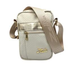 Zellia Oldaltáska ZLB250 Beige-Arany-Crown