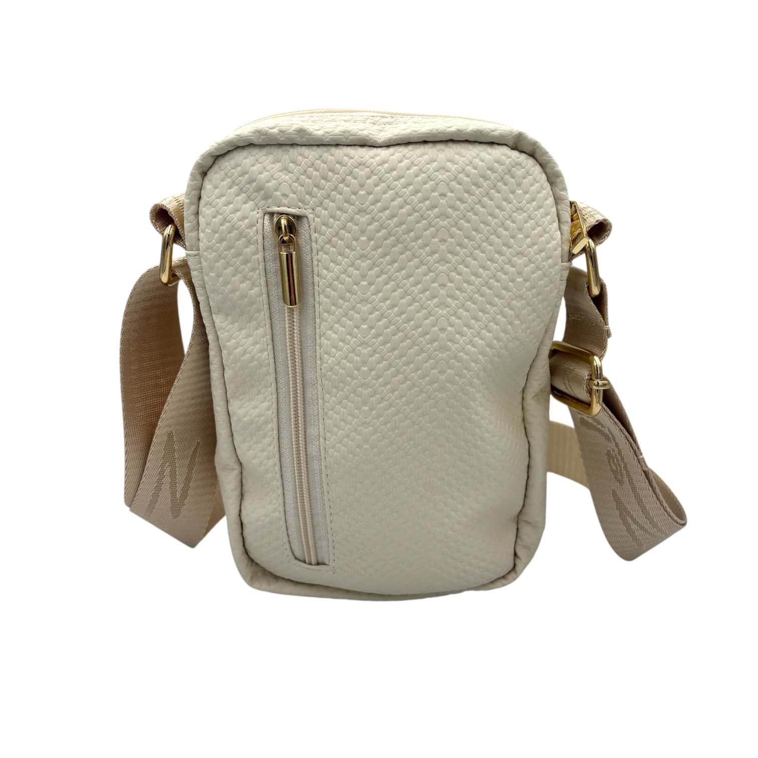 Zellia Oldaltáska ZLB250 Beige-Arany-Crown - Image 4
