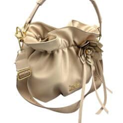 Alternative view of Zellia Válltáska 26026 Beige Virág dísz