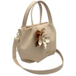 Alternative view of Zellia Kézitáska Beige Arany virág