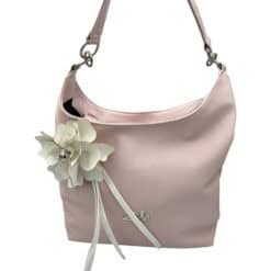 Zellia Válltáska 24165 Rózsaszín virágos