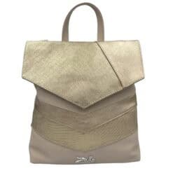 Zellia Női hátitáska 24031 Beige-Arany-Ch brw