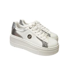 GB033 Sneaker fehér-ezüst