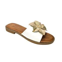 Alternative view of BSD-273-5  Papucs fehér-arany