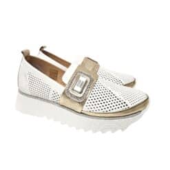 Via Roma Slipon 021 771 04-100 fehér-arany
