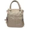 Zellia 3in1  Női hátitáska 24122 Beige-Arany-Diamond-Groove