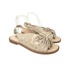 A8250 Szandál Beige/arany