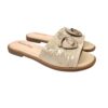 A8251  Papucs beige/arany