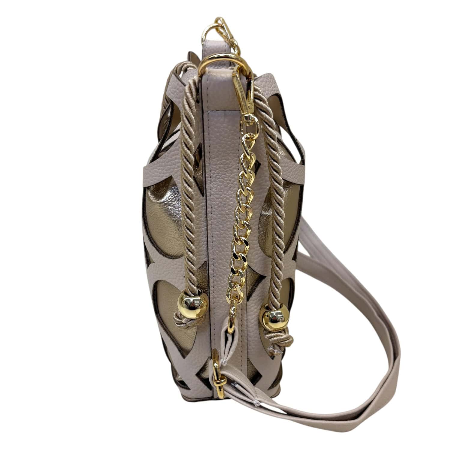 Zellia Oldaltáska 25096 beige arany brw - Image 3