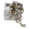 Zellia Kézitáska 26042F Beige-Arany-Brw-Virág dísz