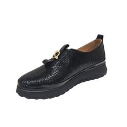 Via Roma Slipon 151 306 159-30 fekete