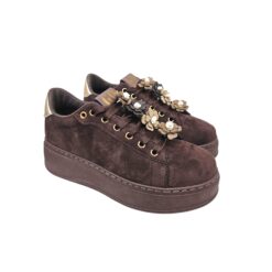 26702 Sneaker sötétbarna