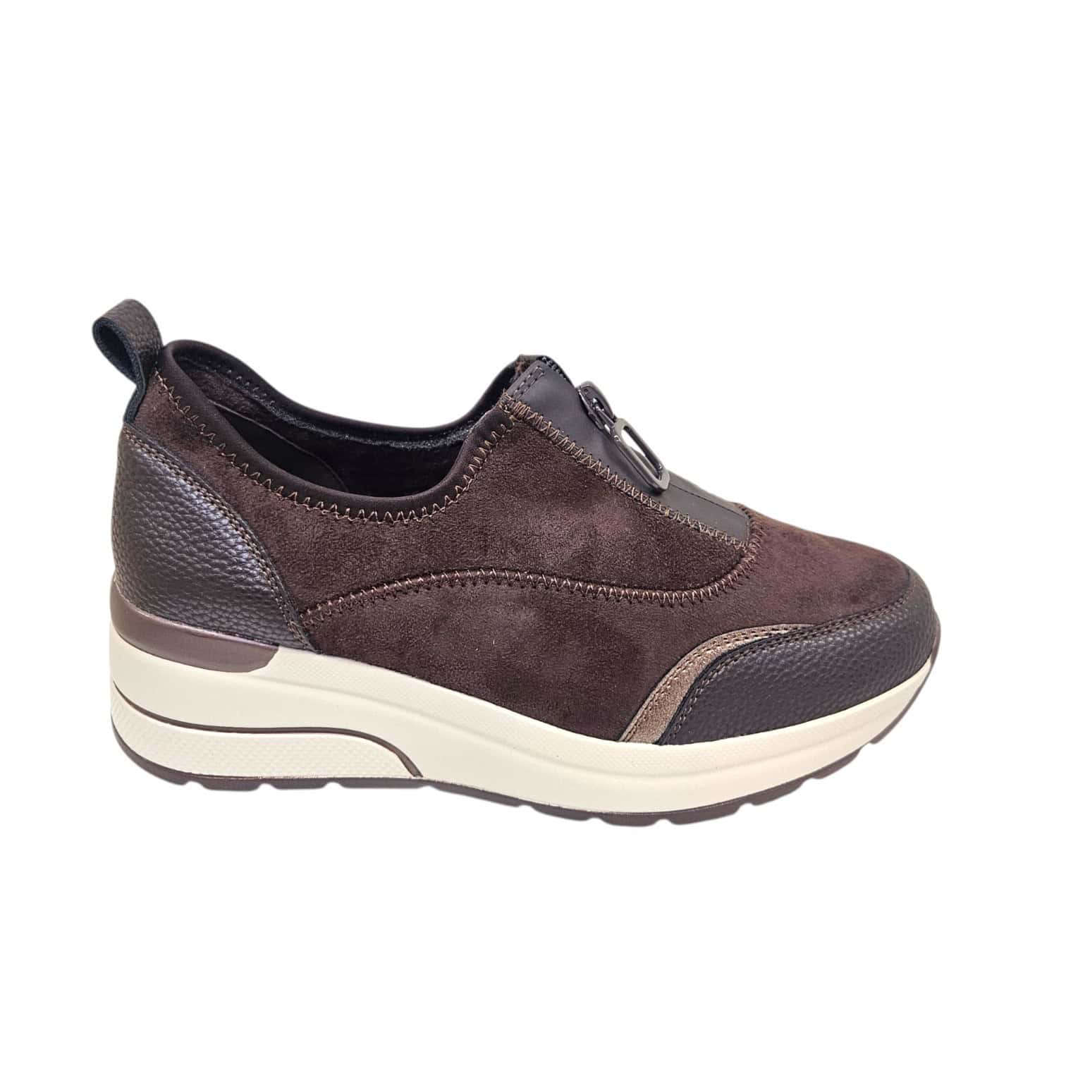 Yehj-657 Sneaker sötétbarna