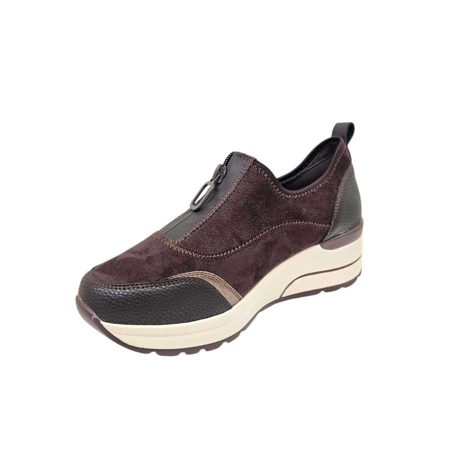 Yehj-657 Sneaker sötétbarna