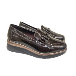 Yehj-671 Slipon sötétbarna