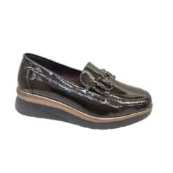 Yehj-671 Slipon sötétbarna