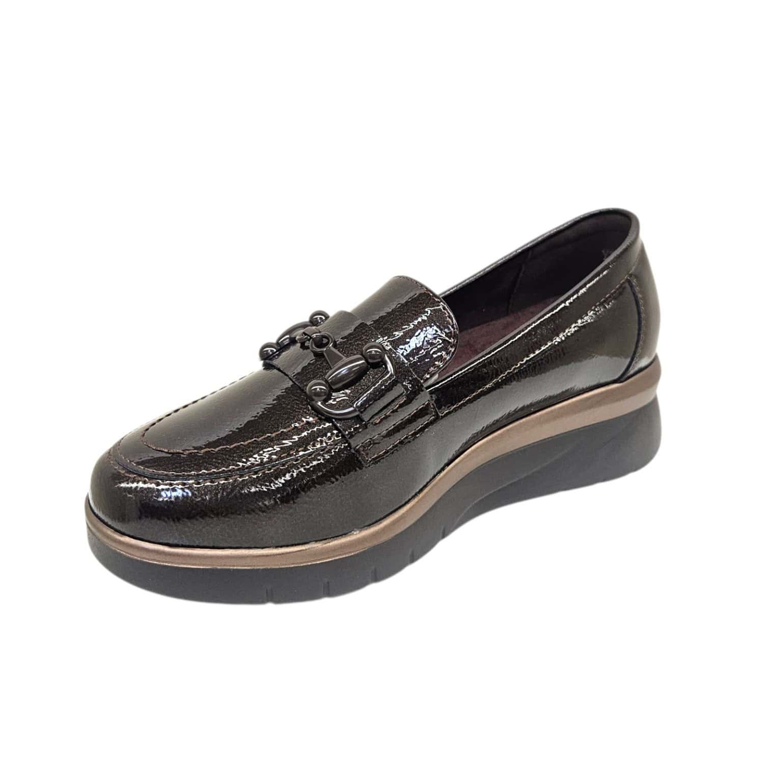 Yehj-671 Slipon sötétbarna