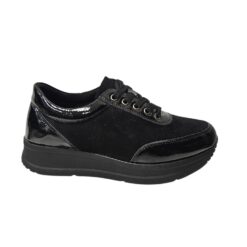 YEHJ-680 Sneaker fekete lakk