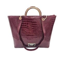Monnari Válltáska Bag5610-M05 bordó lakk