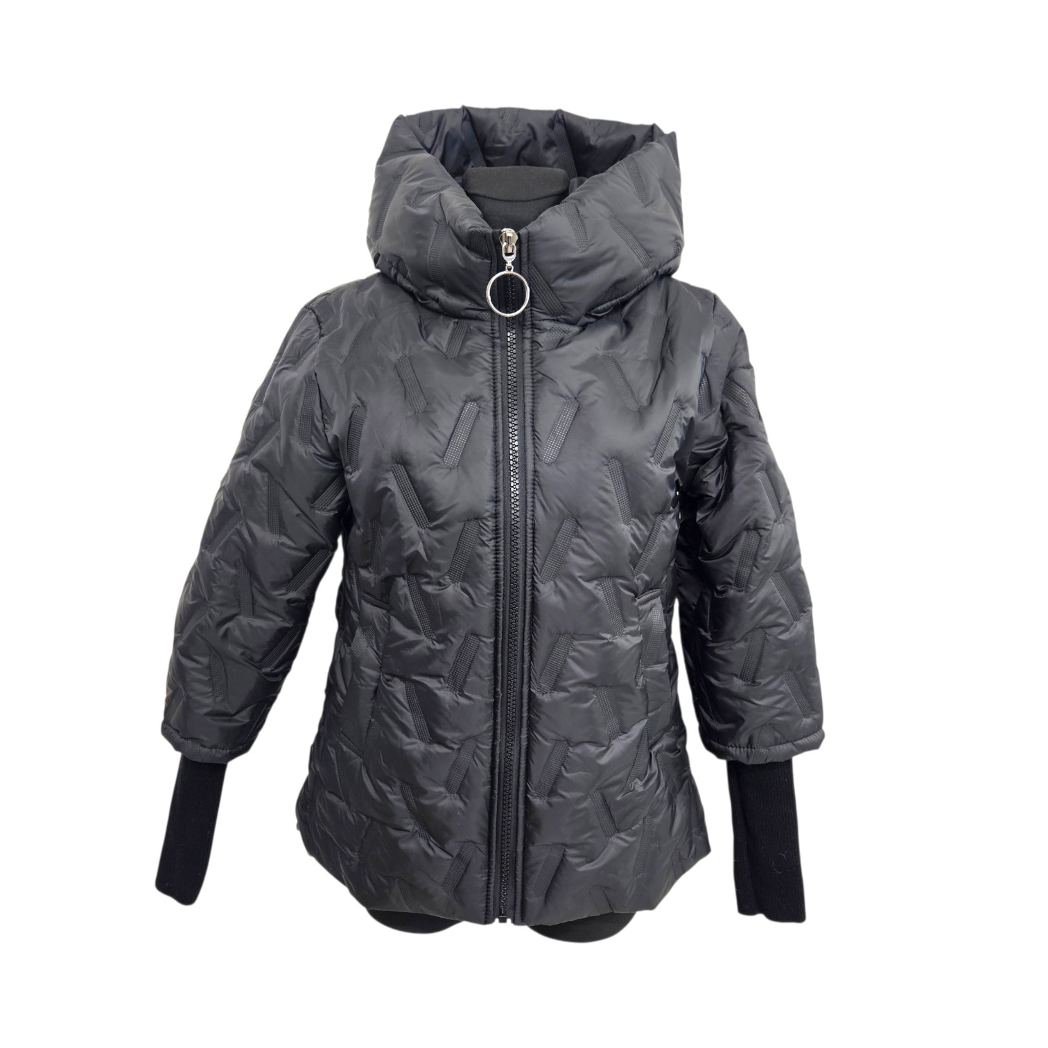 Fekete kabát S-L Ruha 88897
