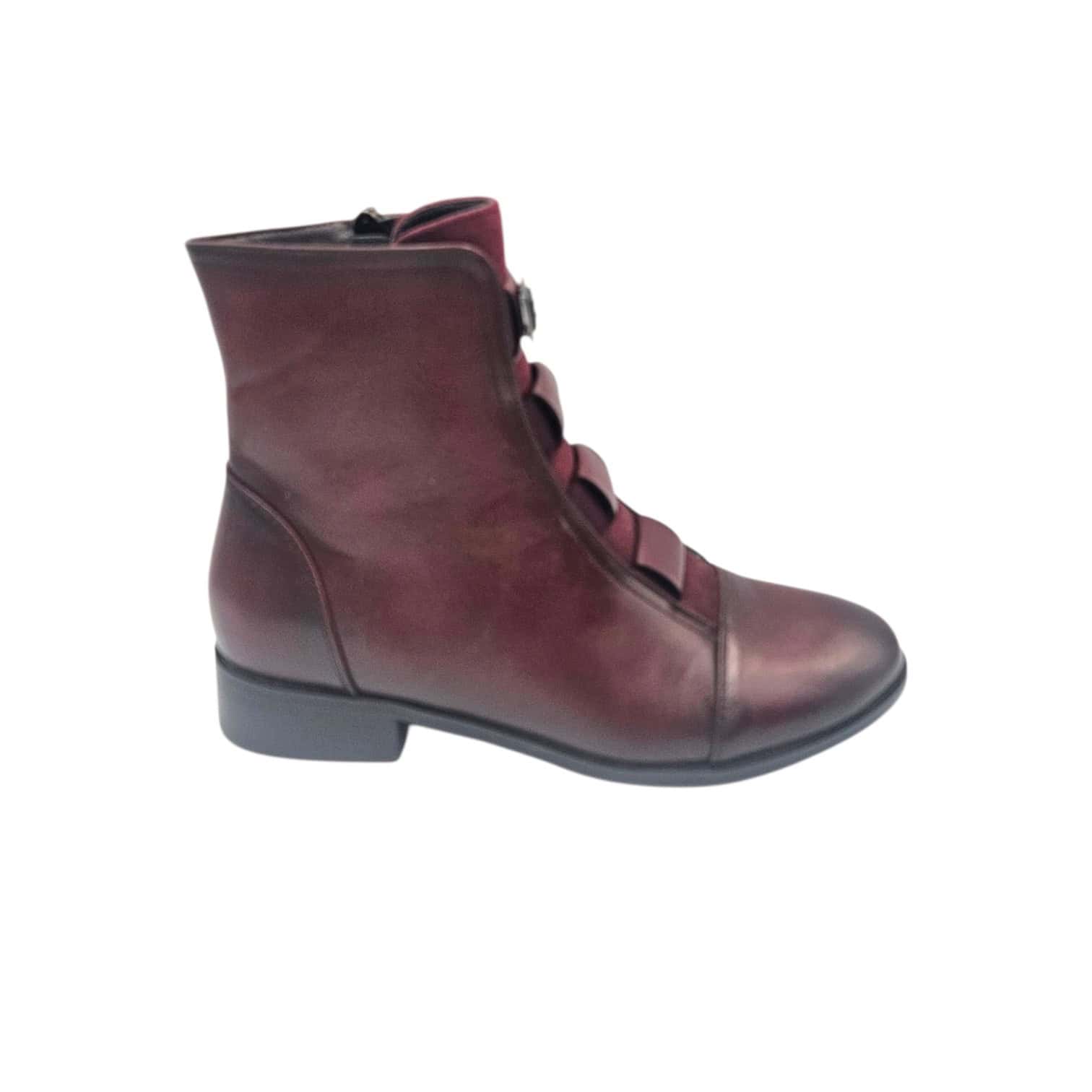 Ycc-127 Bokacipő és bokacsizma burgundy