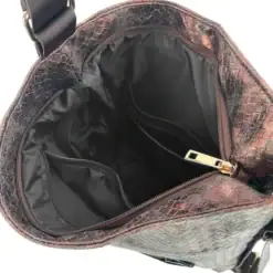 Zellia Válltáska ZLB348 Bronz-Fekete-Mesh