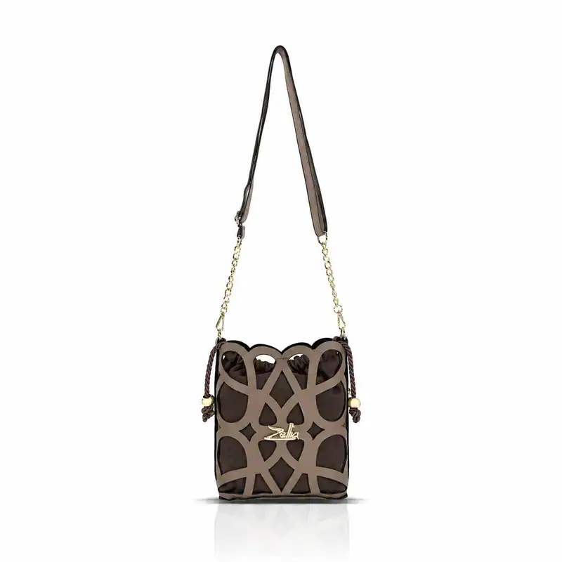 Zellia Oldaltáska 25096 Taupe-Barna