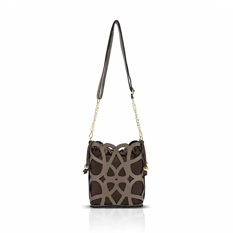 Zellia Oldaltáska 25096 Taupe-Barna